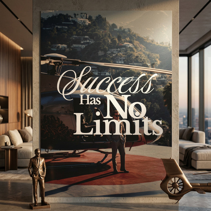Success has no limits Poster Raum