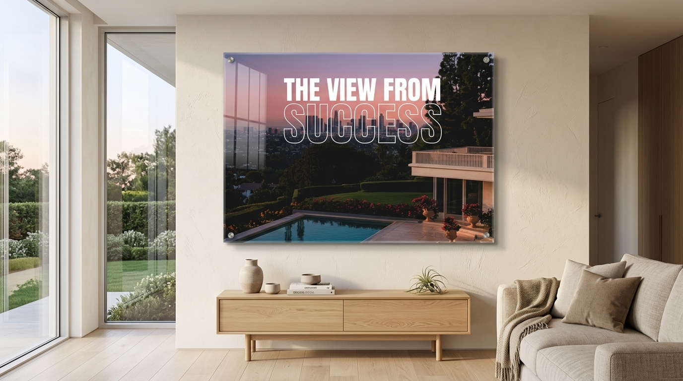 The view from Success Acrylglas Banner