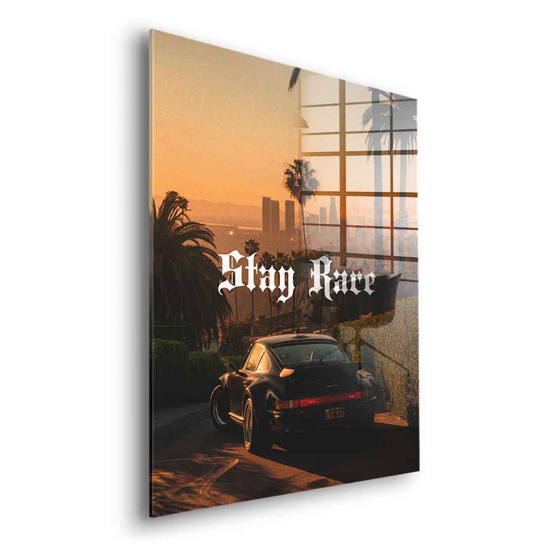 DOTCOMCANVAS Stay Rare Acrylglasbild Seitenansicht ohne Rahmen