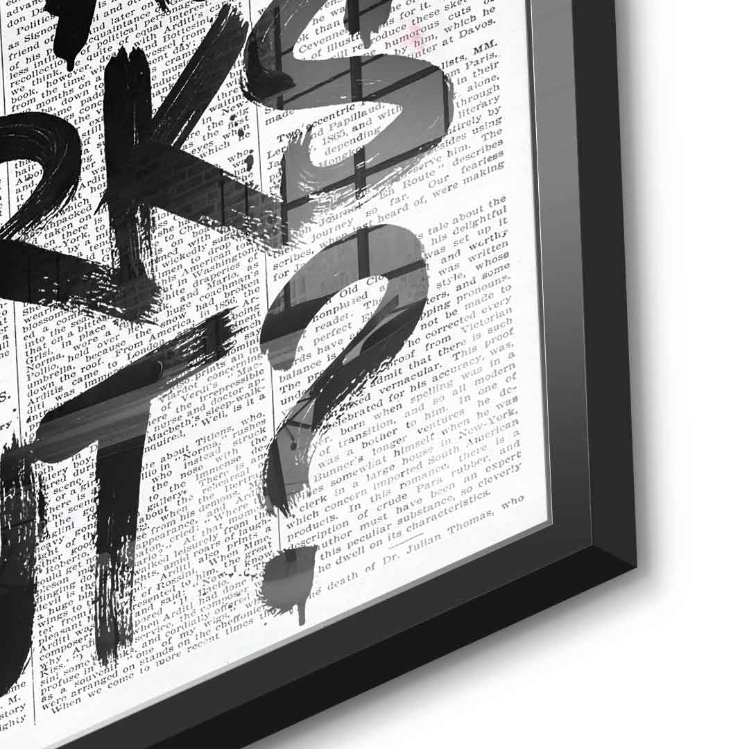 What if it all works out Acryl 1