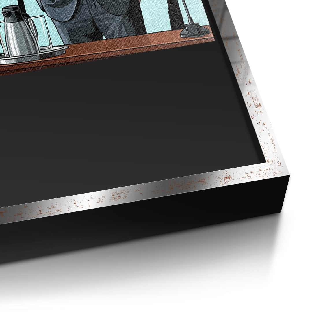 front silver frame