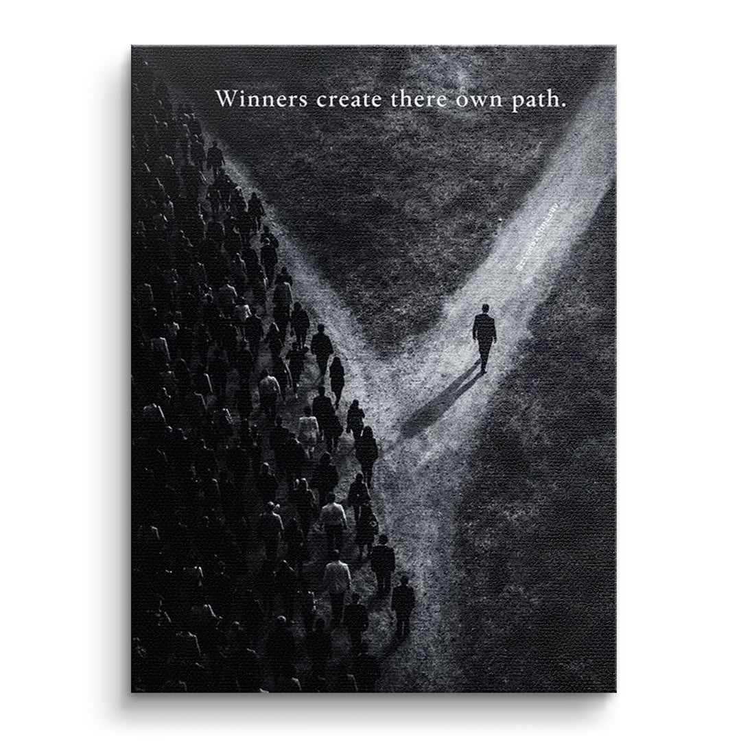 Winners Path Leinwand front_nf