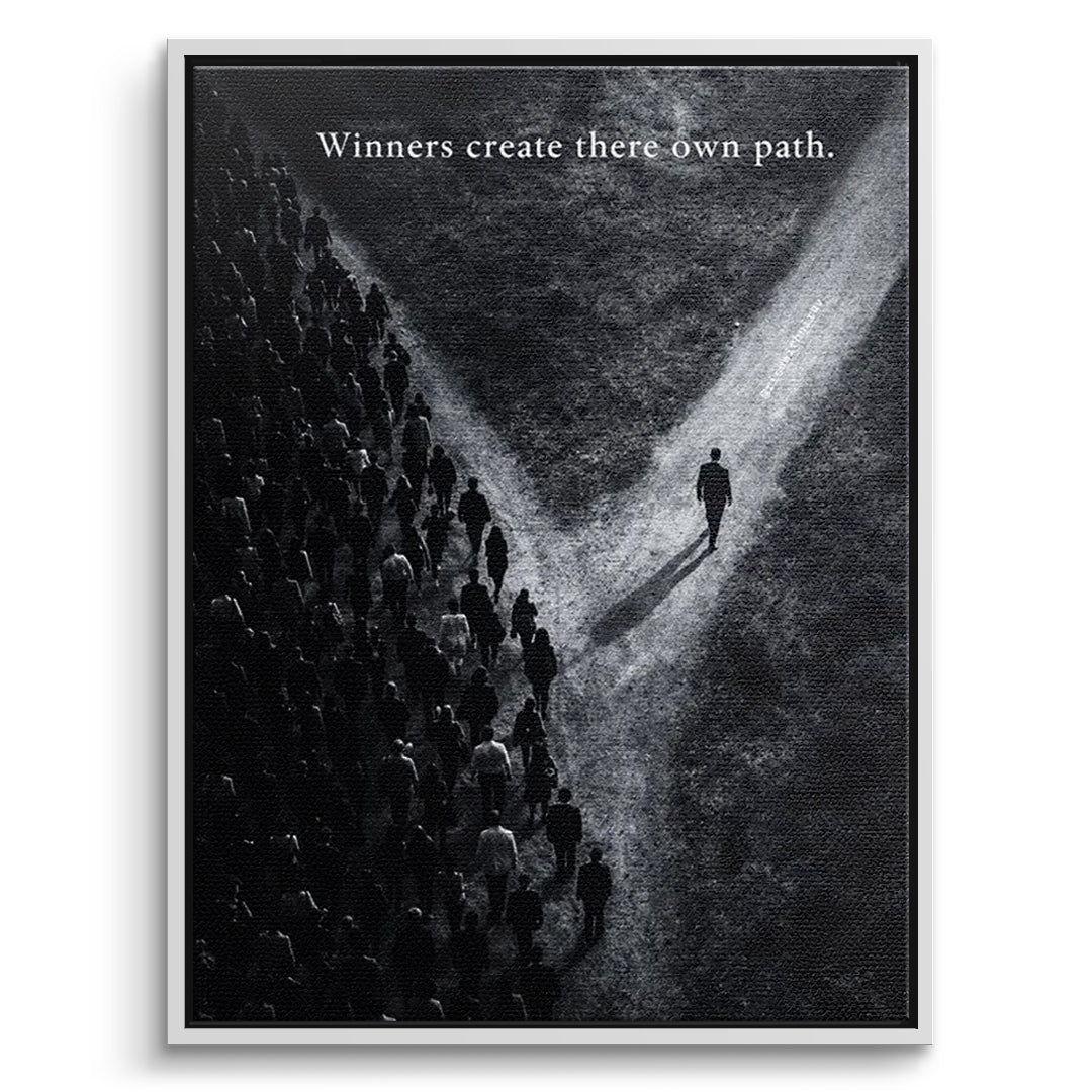 Winners Path Leinwand front_wf