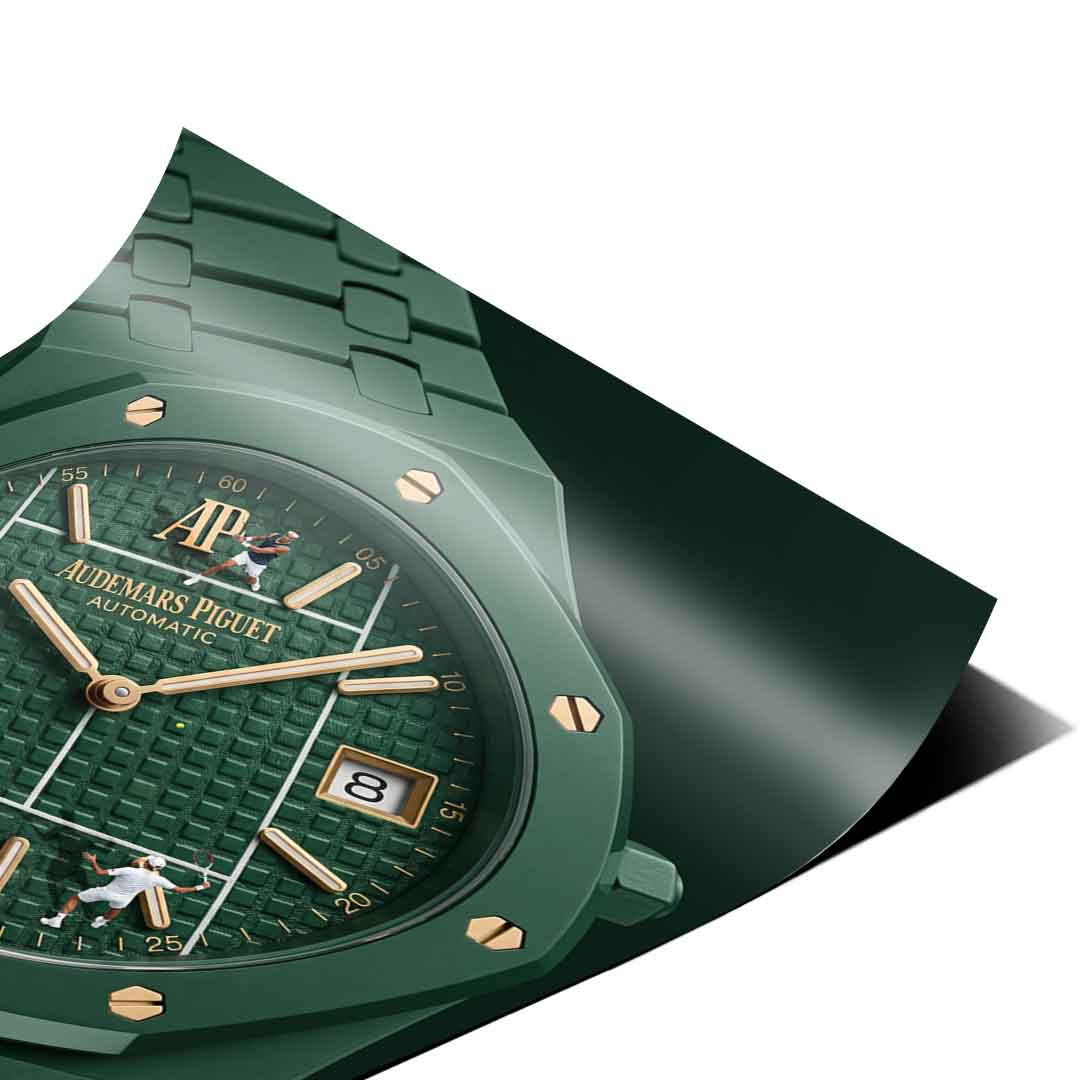 Luxury Timepiece – Tennis Poster Ecke Detail 2