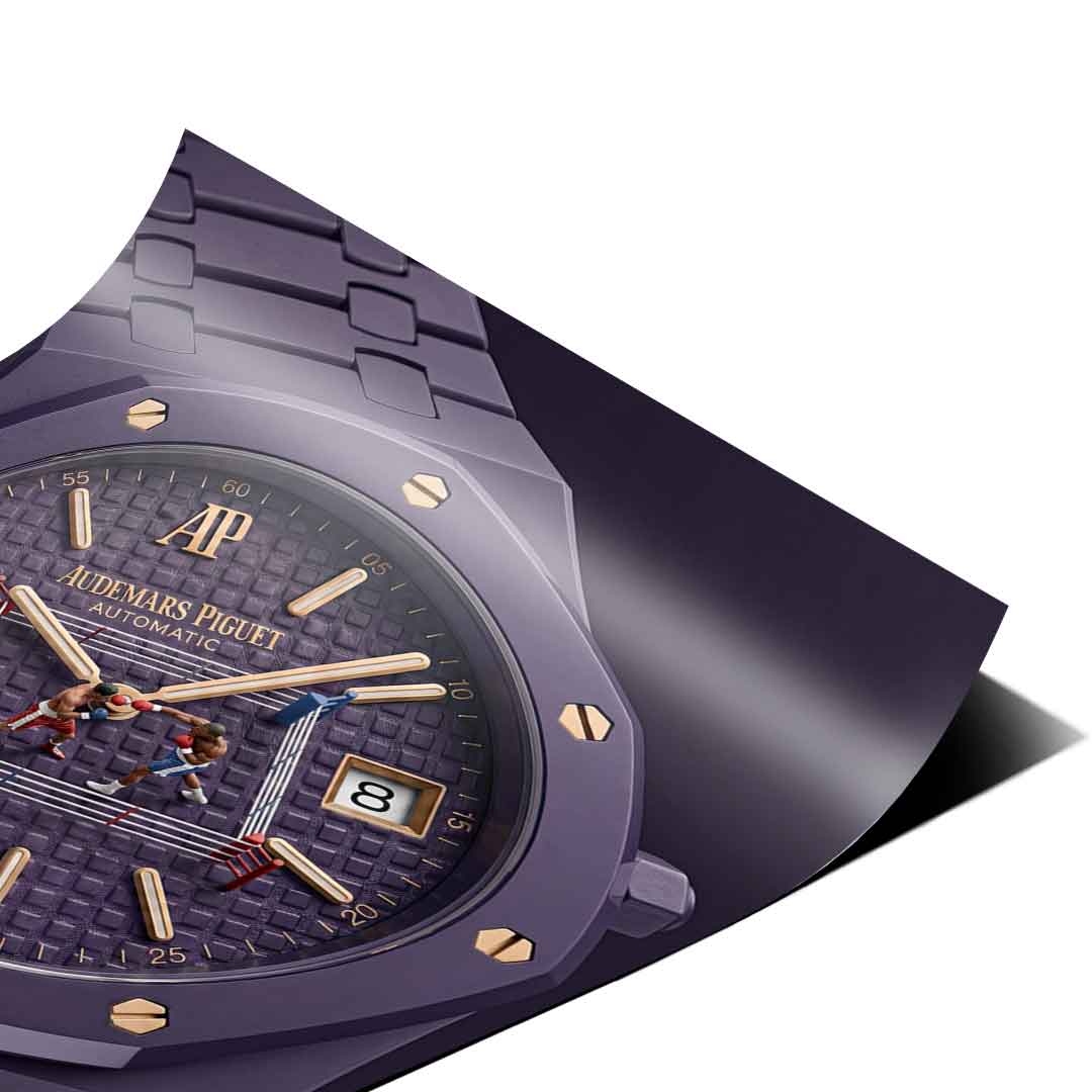 Luxury Timepiece – Boxing Poster Ecke Detail 2