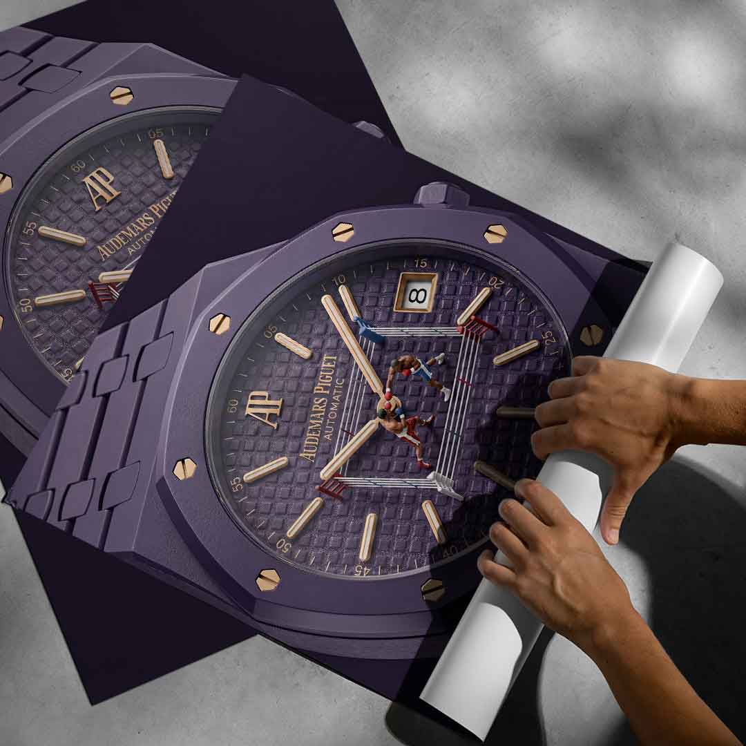 Luxury Timepiece – Boxing Poster Roll-up