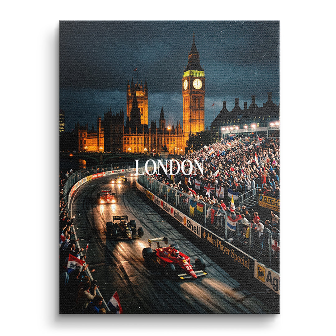 London F1 Leinwandbild