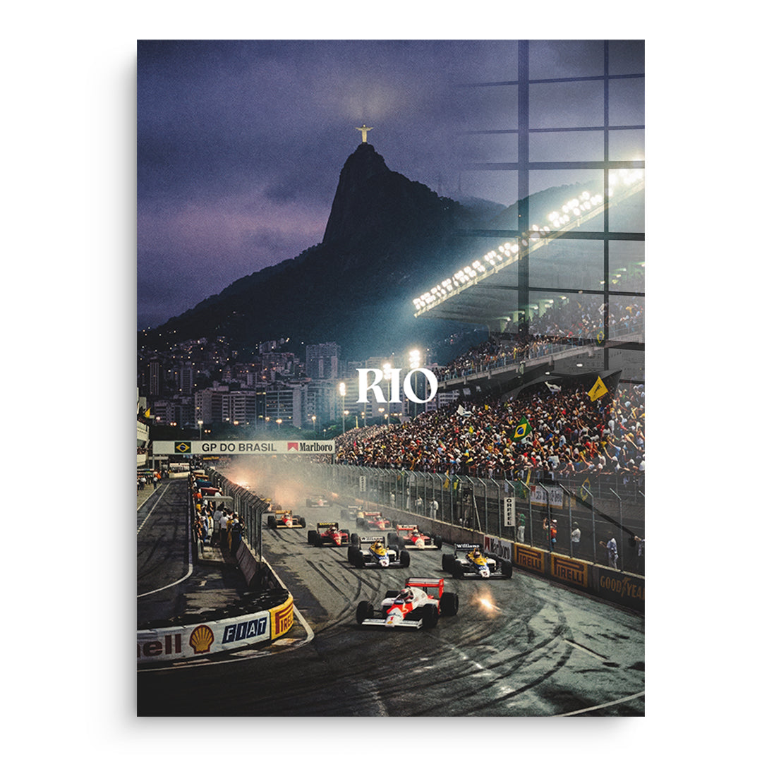 Rio F1 Acrylglasbild