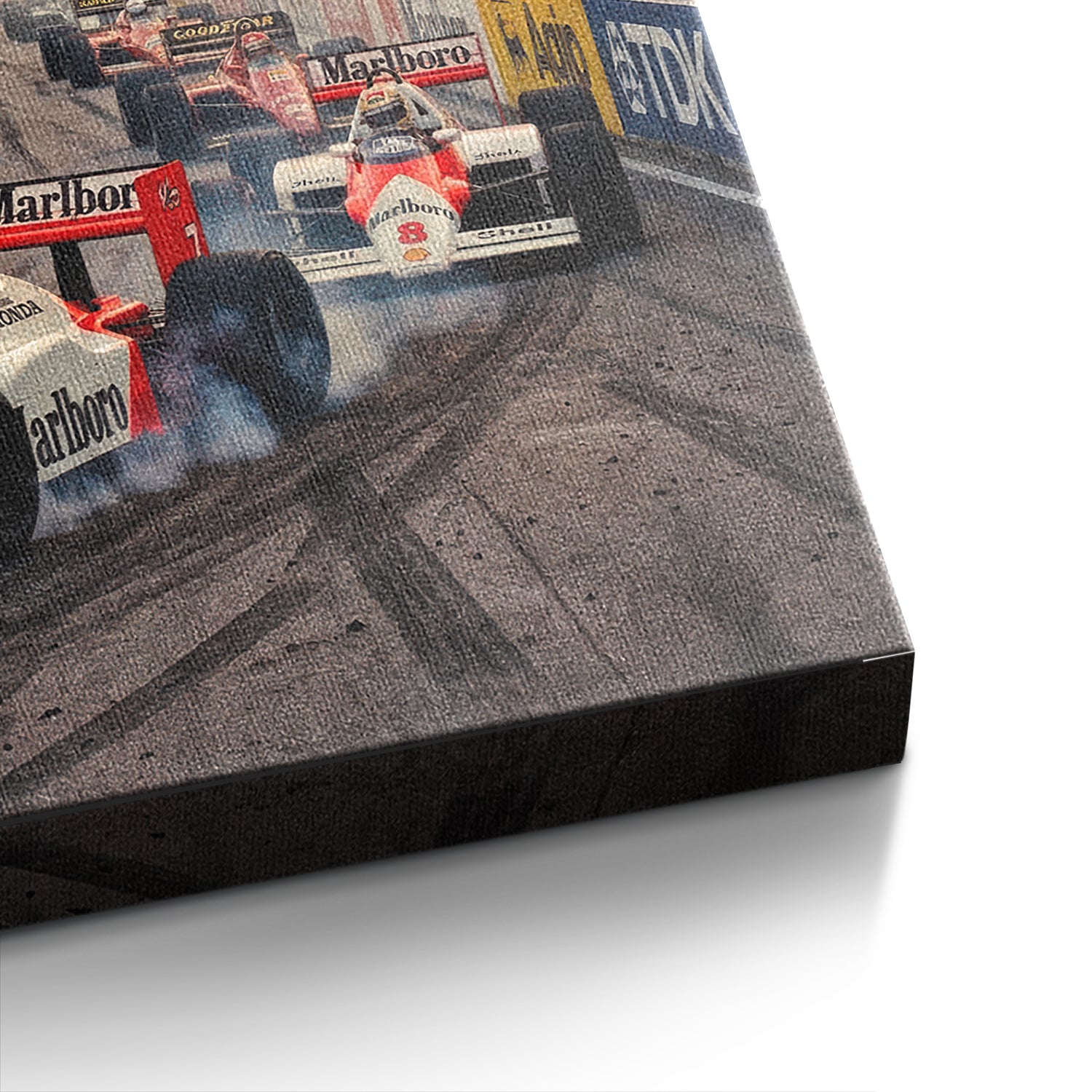 DOTCOMCANVAS Barcelona F1 Leinwandbild Echtheitszertifikat