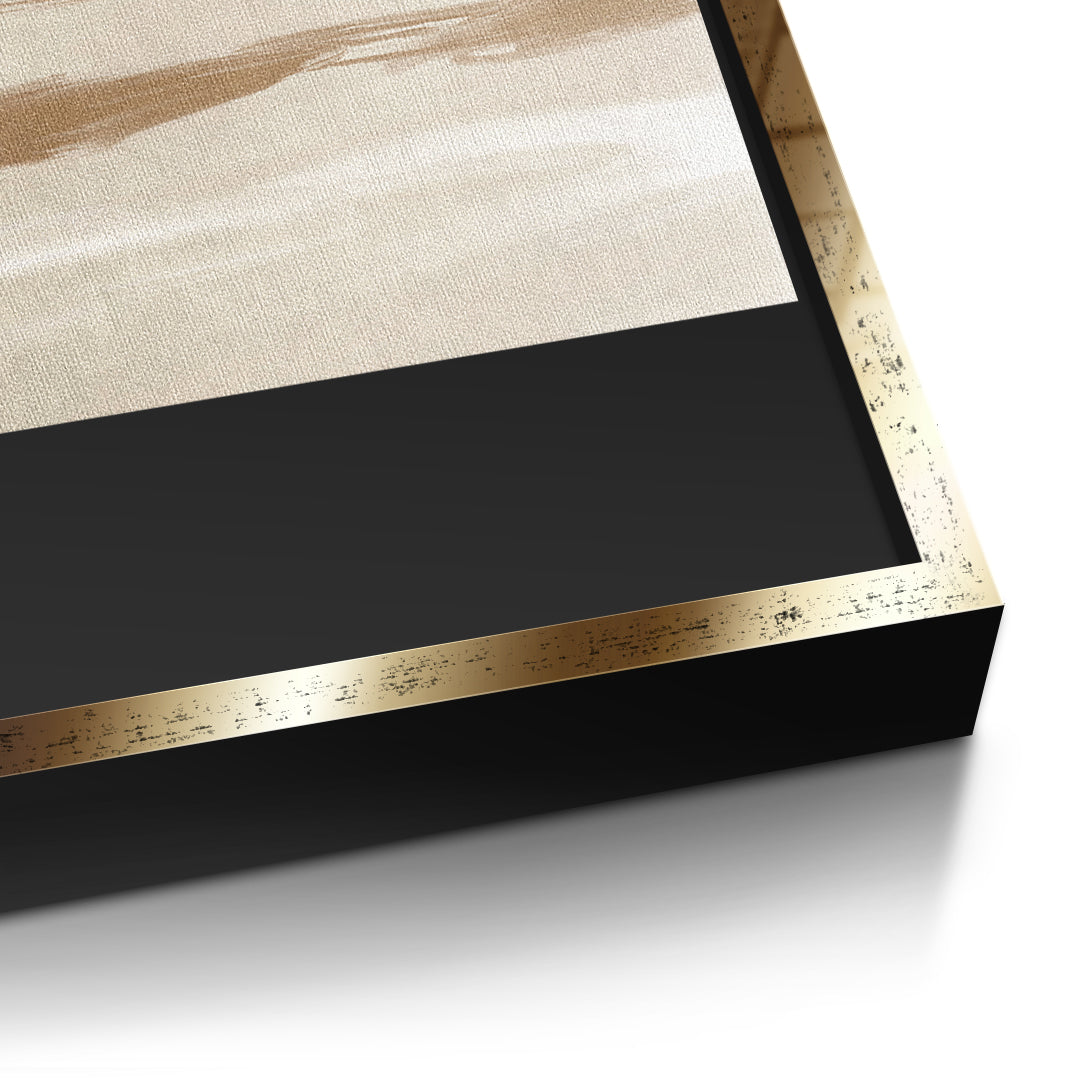 DOTCOMCANVAS A gentle after Leinwandbild Detailansicht goldener Rahmen