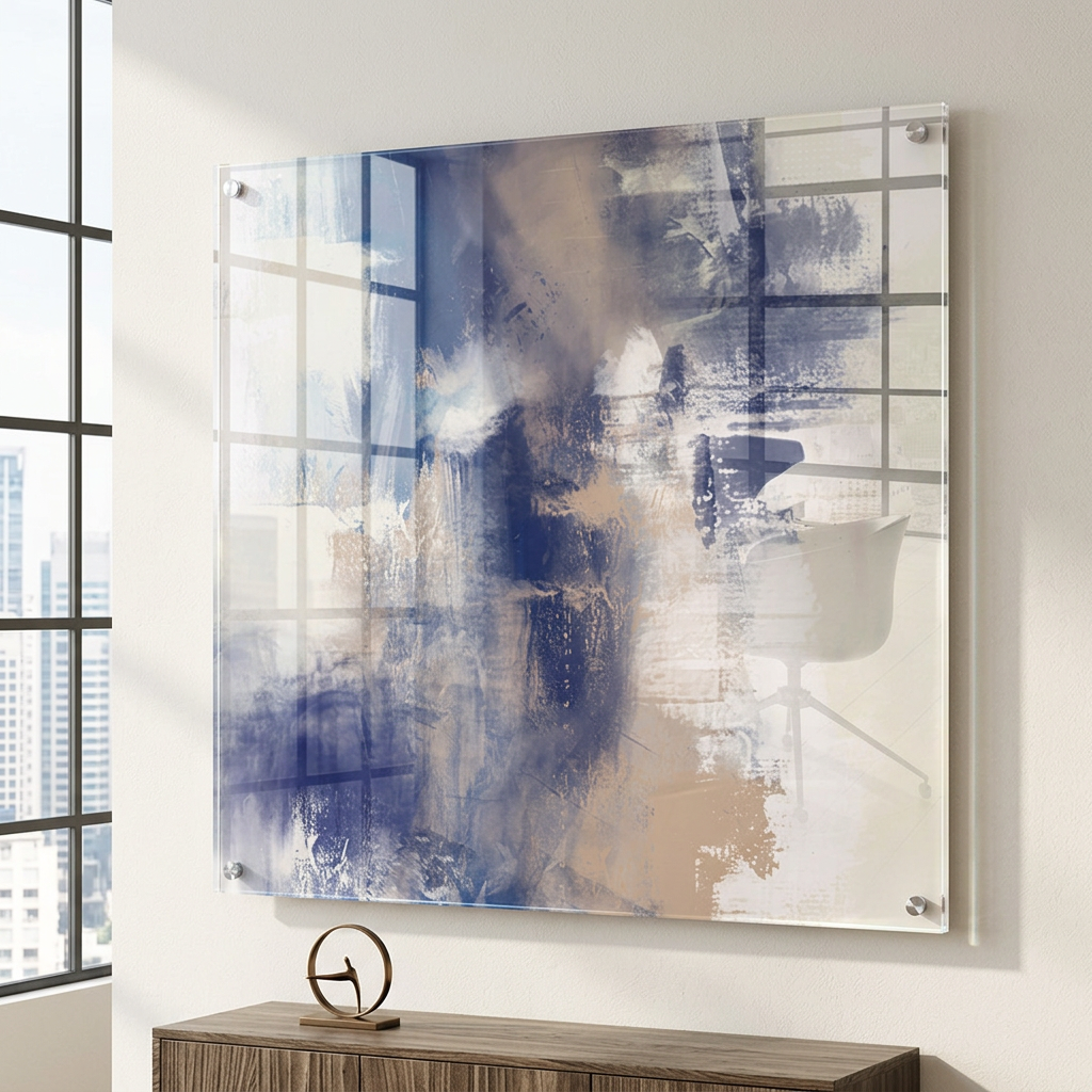 DOTCOMCANVAS A pause that breathed Acrylglasbild Raumansicht