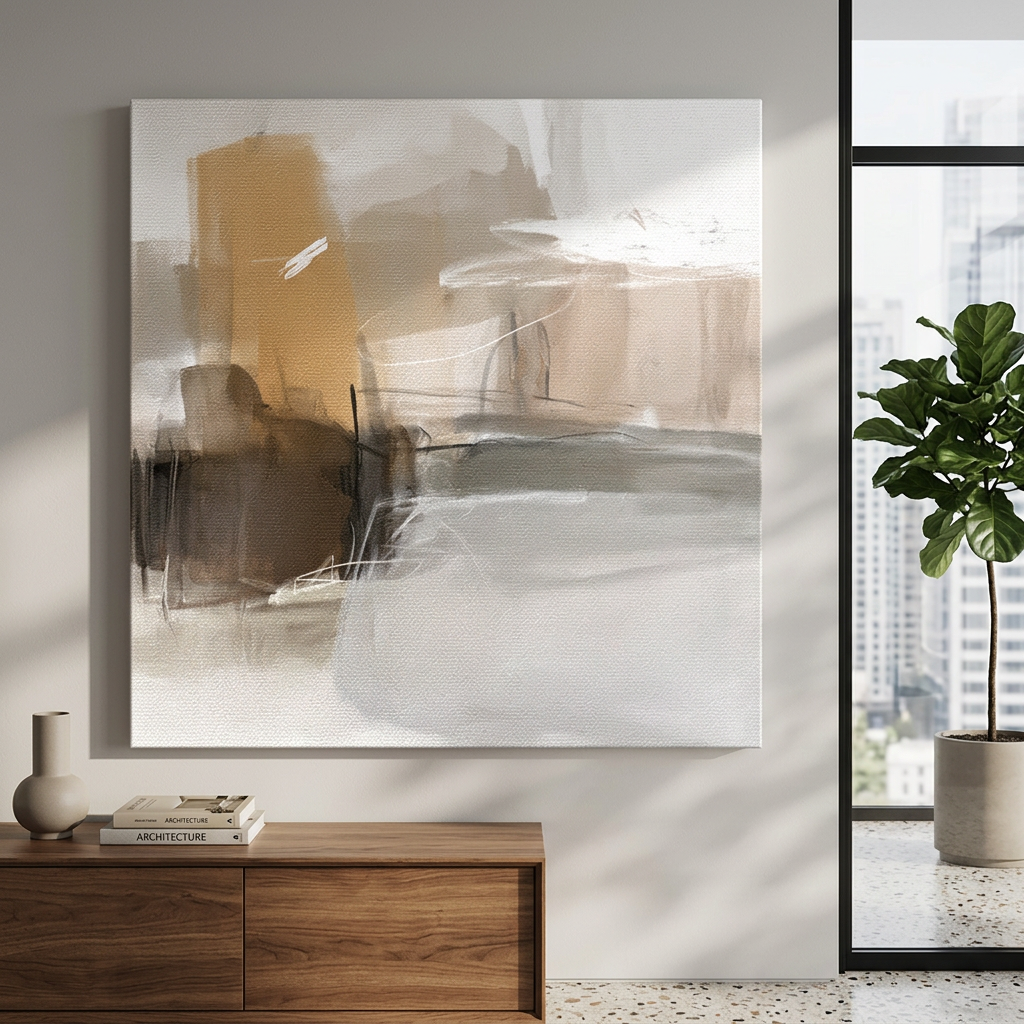 DOTCOMCANVAS Close To My Chest 02 Leinwandbild Wohnzimmer