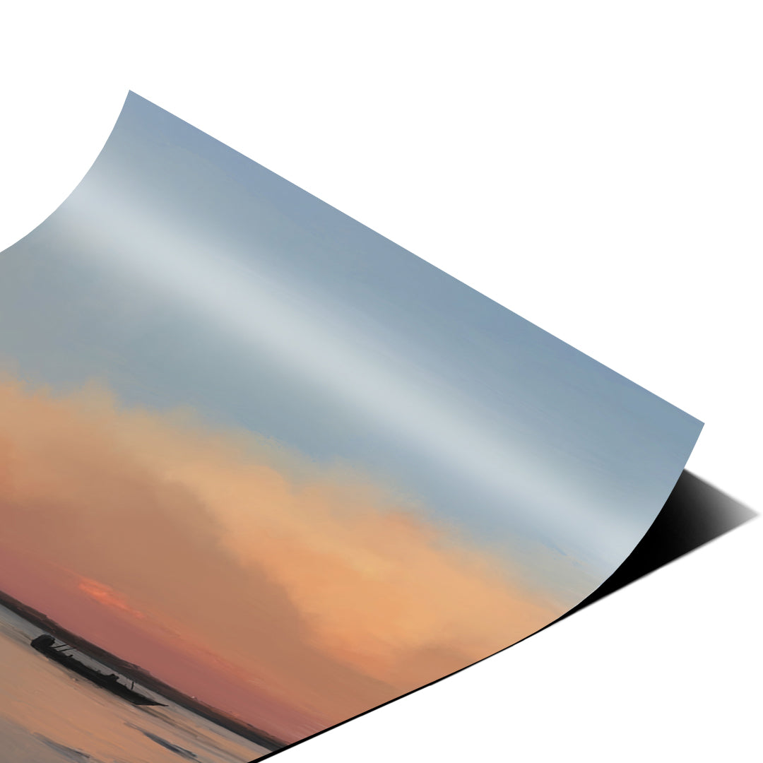 DOTCOMCANVAS Porto Rico Poster Detailansicht Ecke Nahaufnahme
