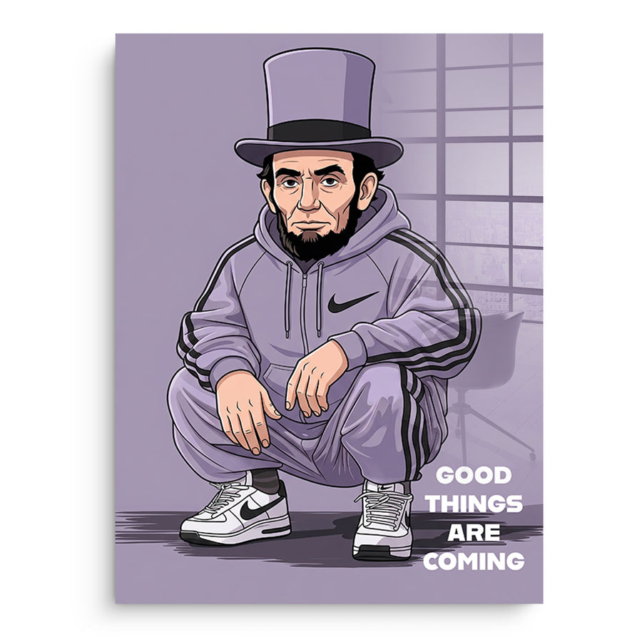Abraham Lincoln Swag - Acrylic Glass Print – front