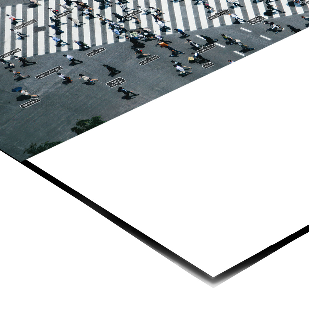 DOTCOMCANVAS Small people thing 2.0 Poster Ecke Detail