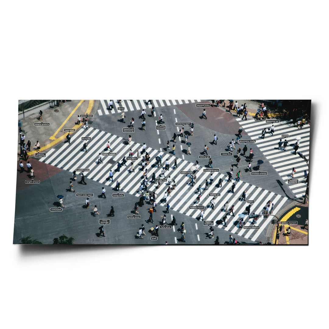 DOTCOMCANVAS Small people thing 2.0 Poster Vorderansicht