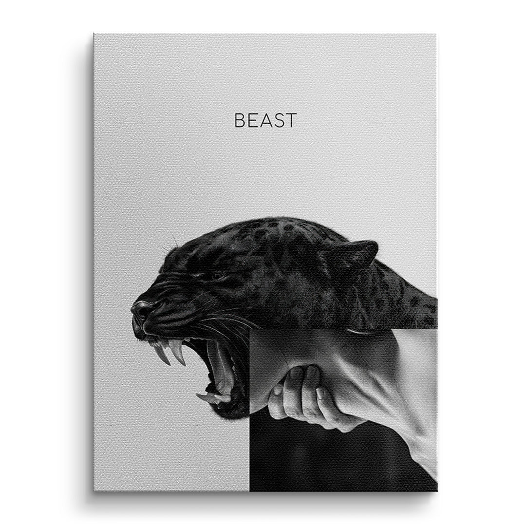 Kennenlern-Leinwand Beast Grey