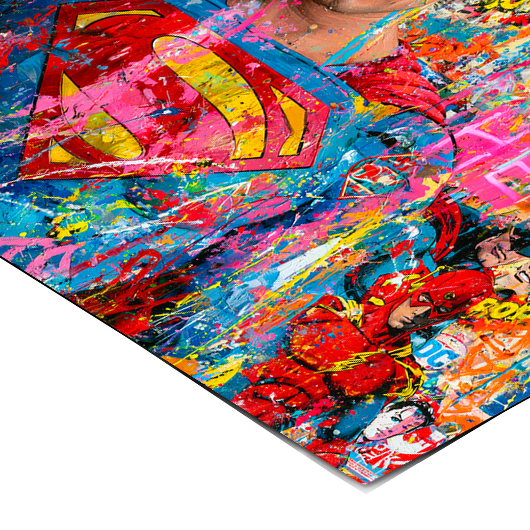 Eckdetail des Posters We Are All Heroes