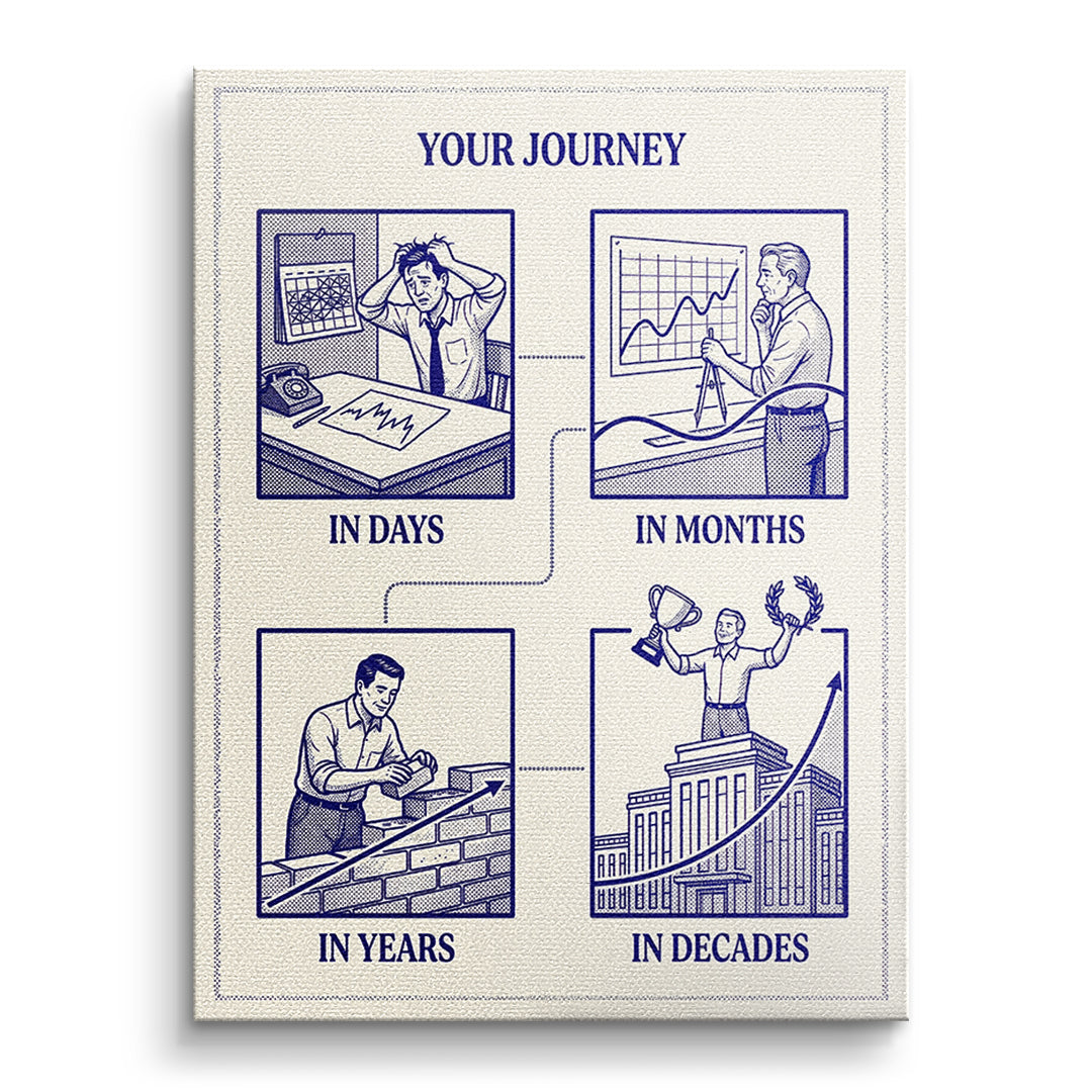 DOTCOMCANVAS Leinwandbild Your Journey ohne Rahmen