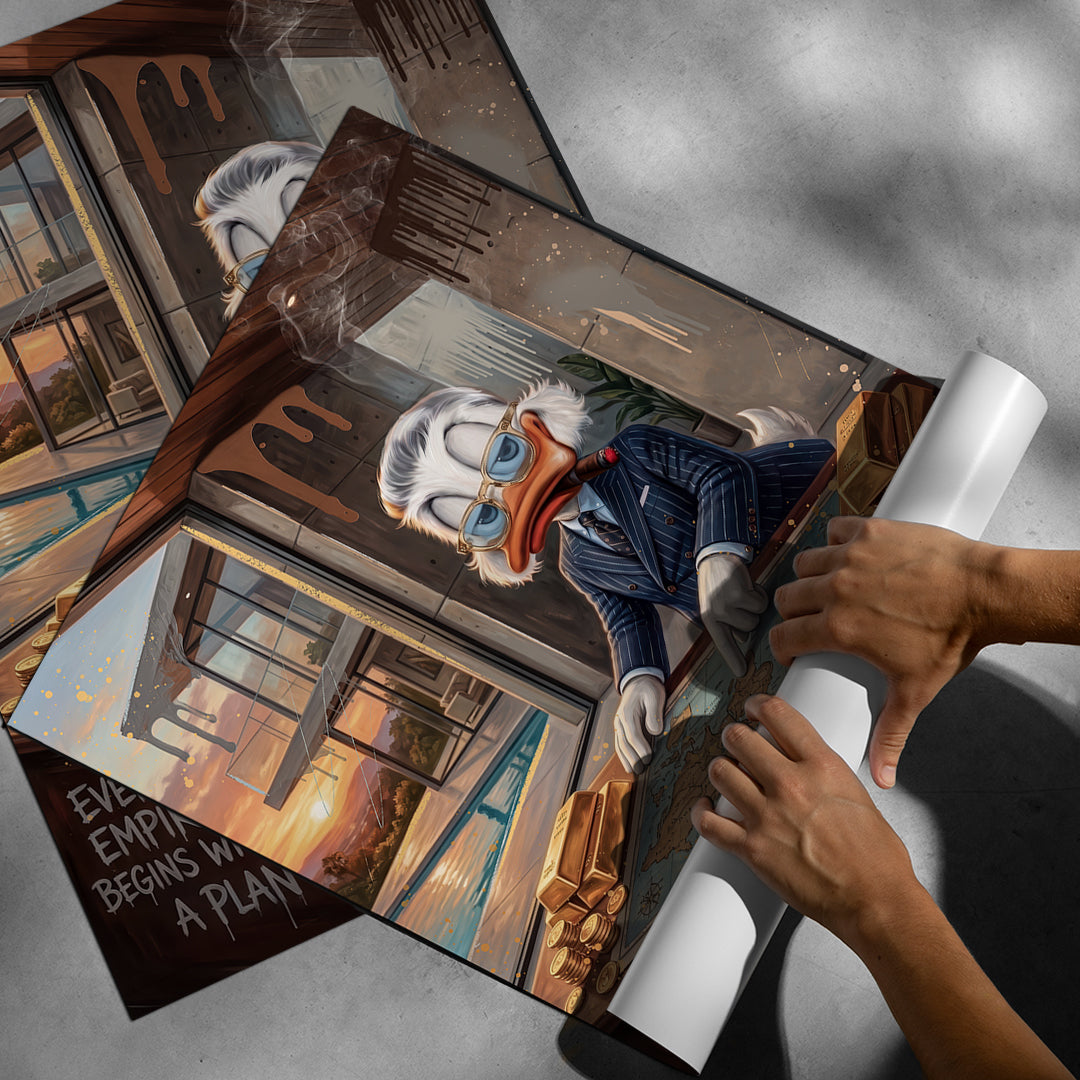 Aufgerolltes Poster Vision First