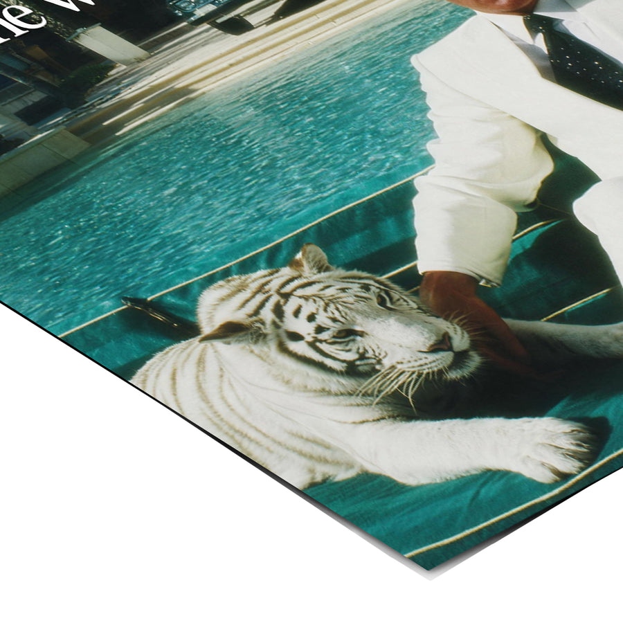 Eckdetail des Posters The World Is Yours Tiger