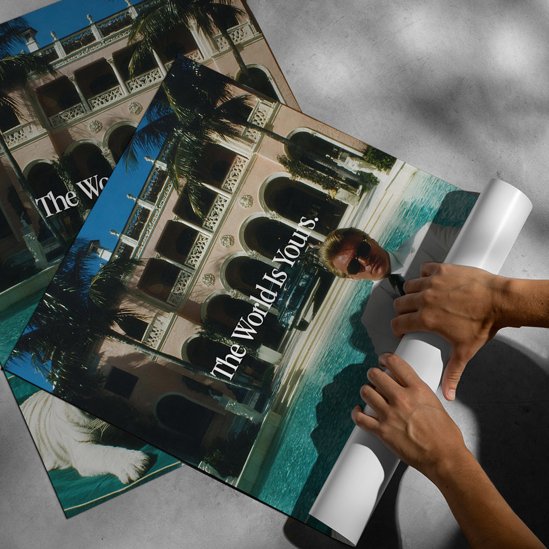 Aufgerolltes Poster The World Is Yours Tiger