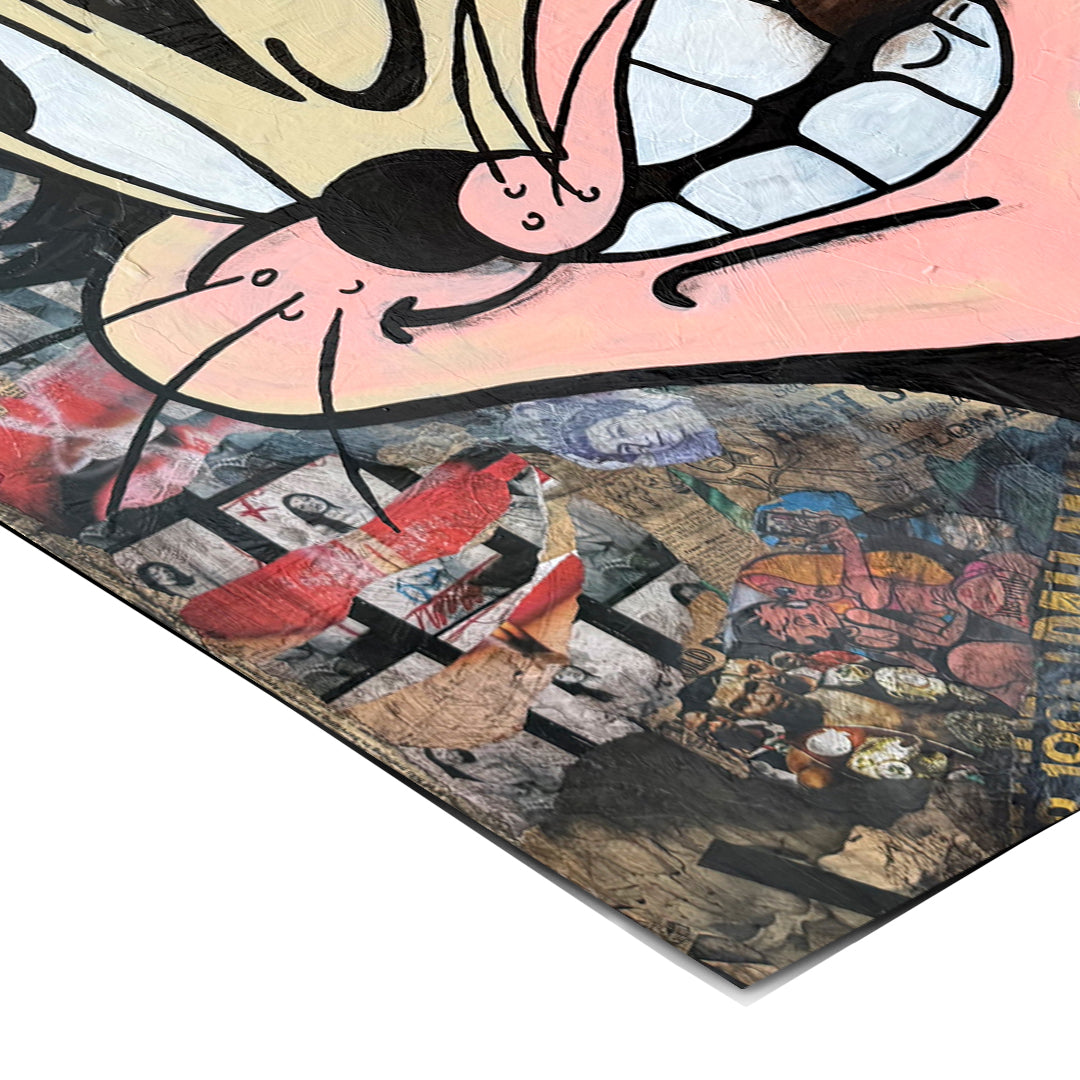 Eckdetail des Posters Cat Ahoy