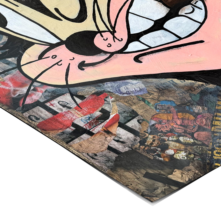 Eckdetail des Posters Cat Ahoy