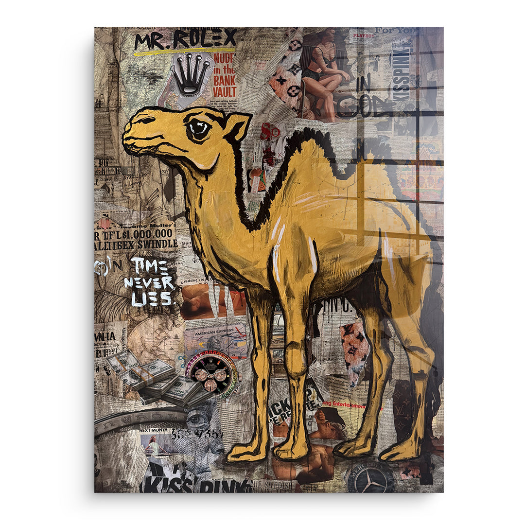 DOTCOMCANVAS Acrylglasbild Mr. Luxury Time ohne Rahmen