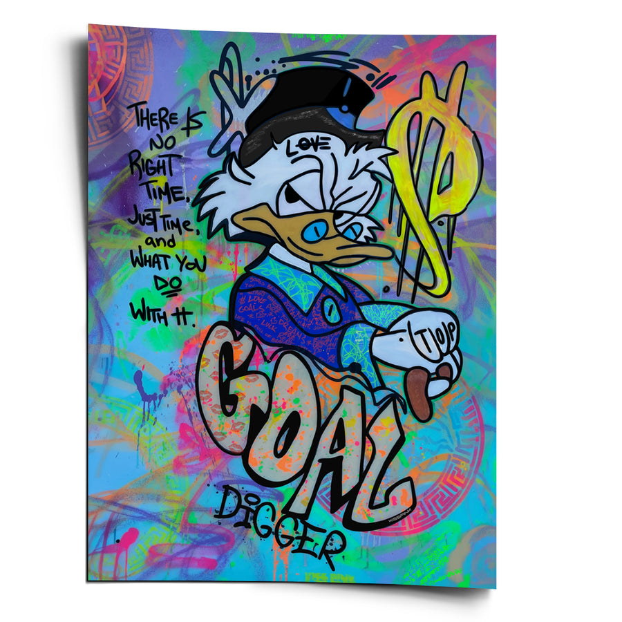 Goal Digger Duck - Poster – front