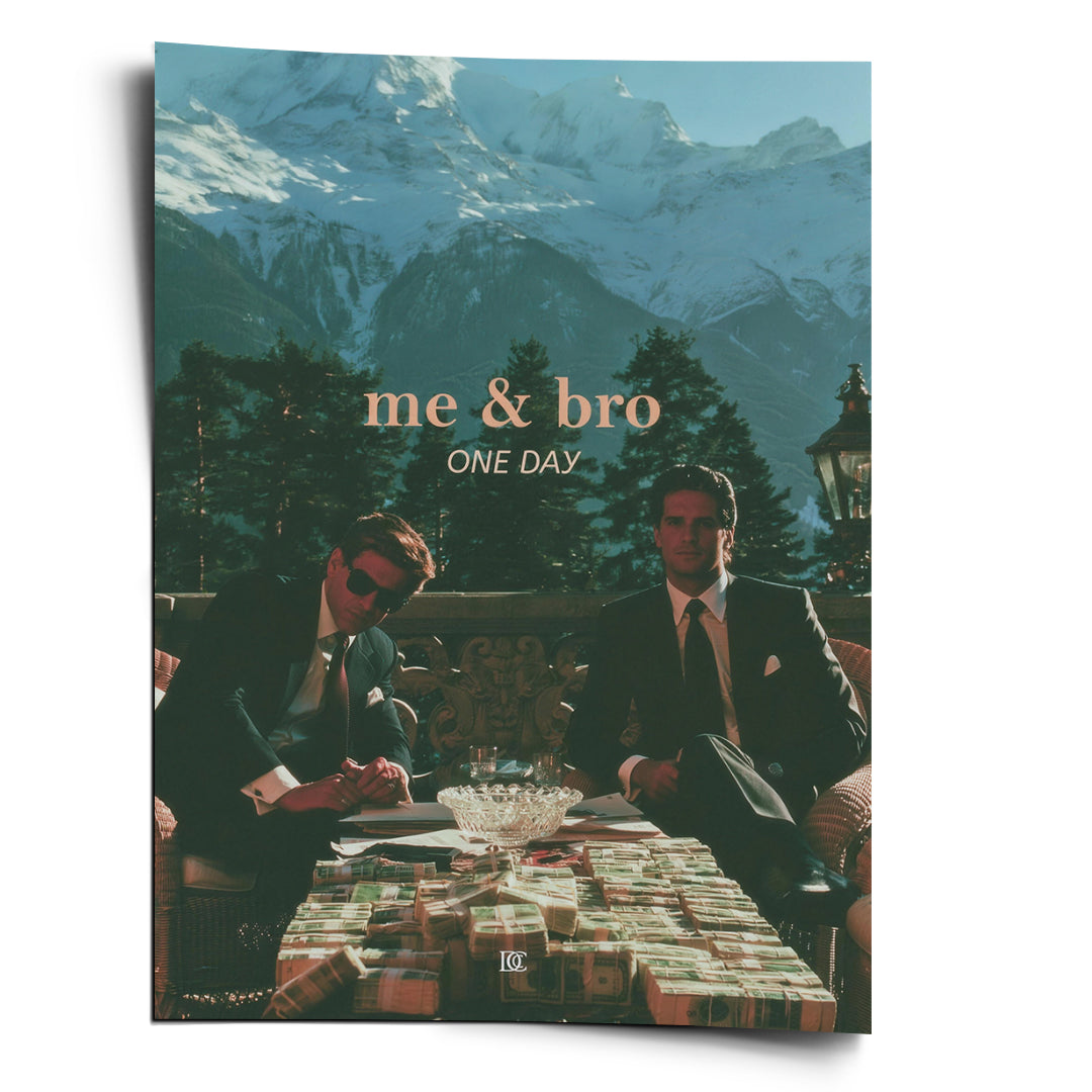 DOTCOMCANVAS Poster Me & Bro One Day