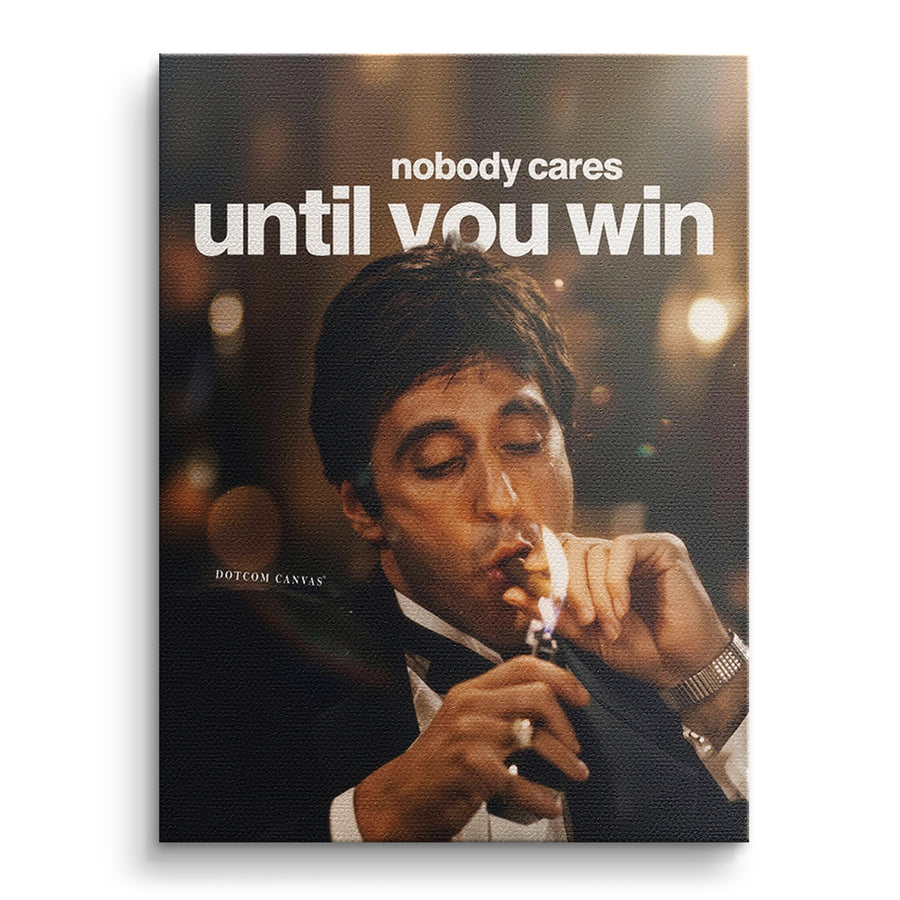 Nobody Cares Until You Win – Vorderseite