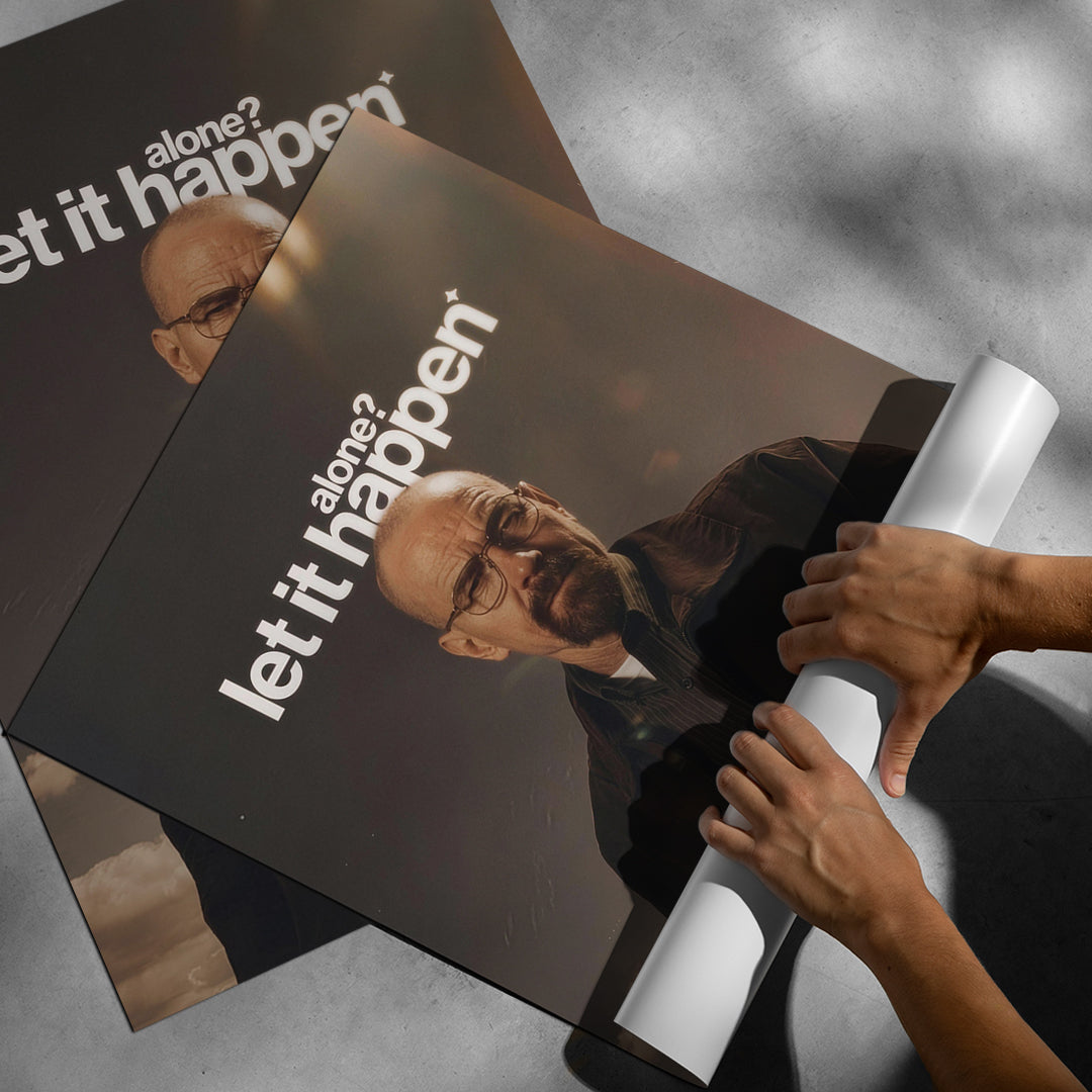 Aufgerolltes Poster Let It Happen