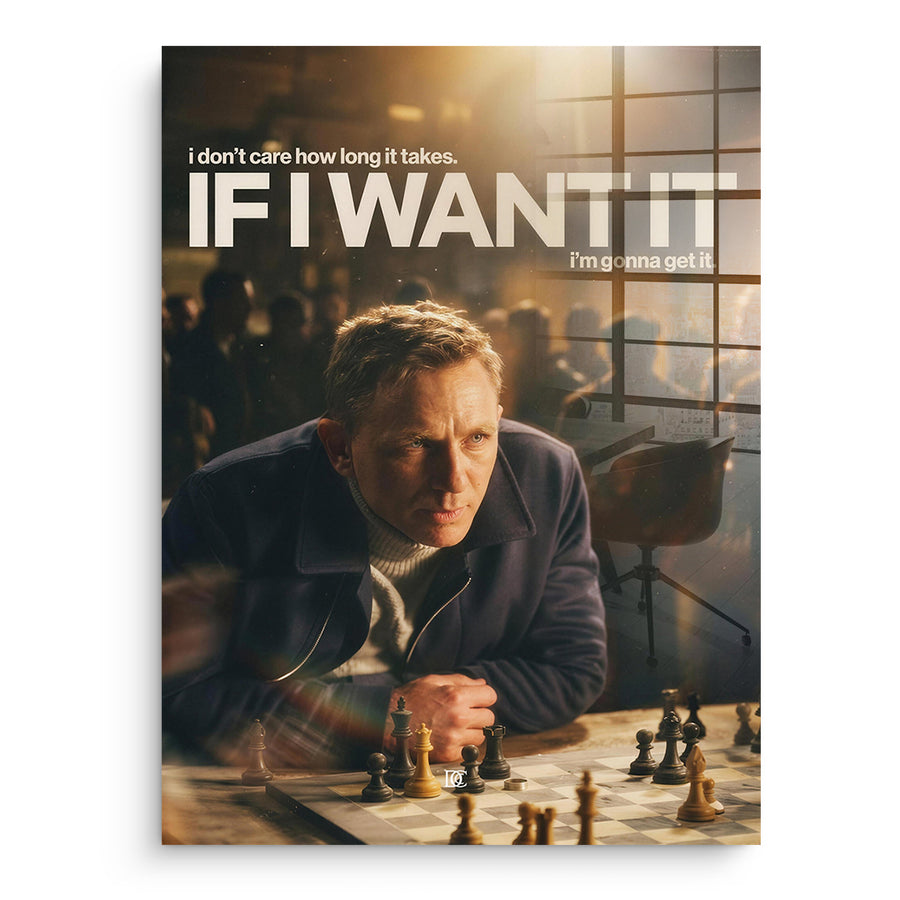 If I Want It - Acrylic Glass – front