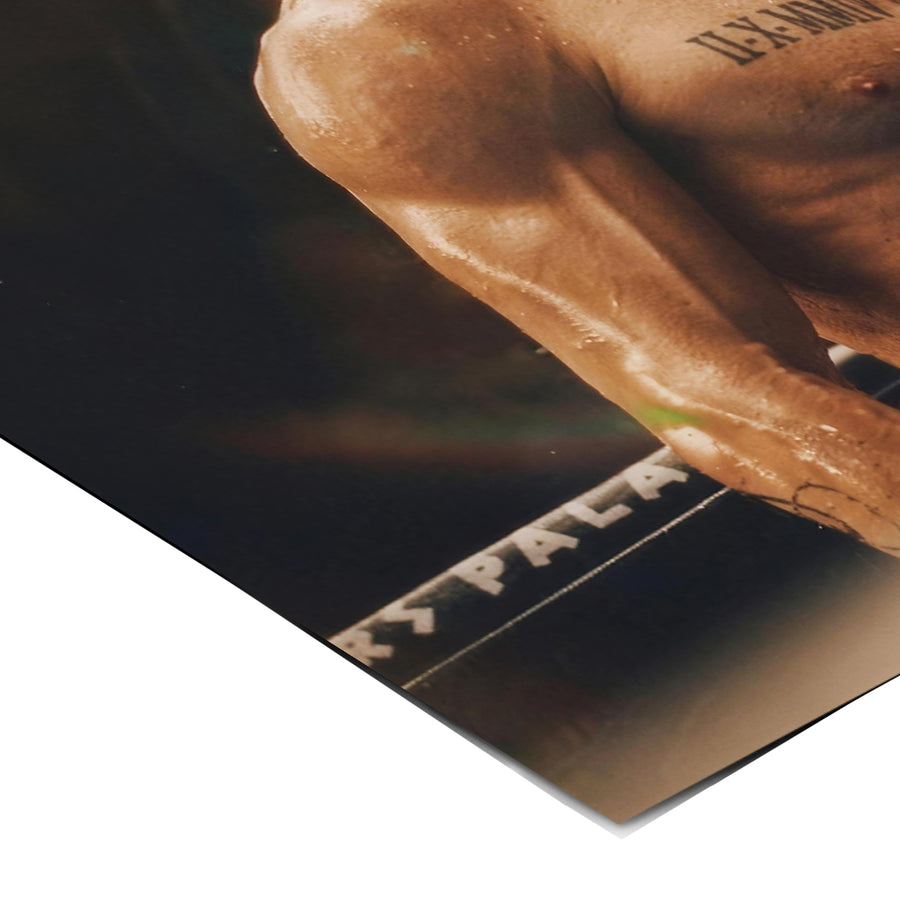 Eckdetail des Posters Job's Not Finished