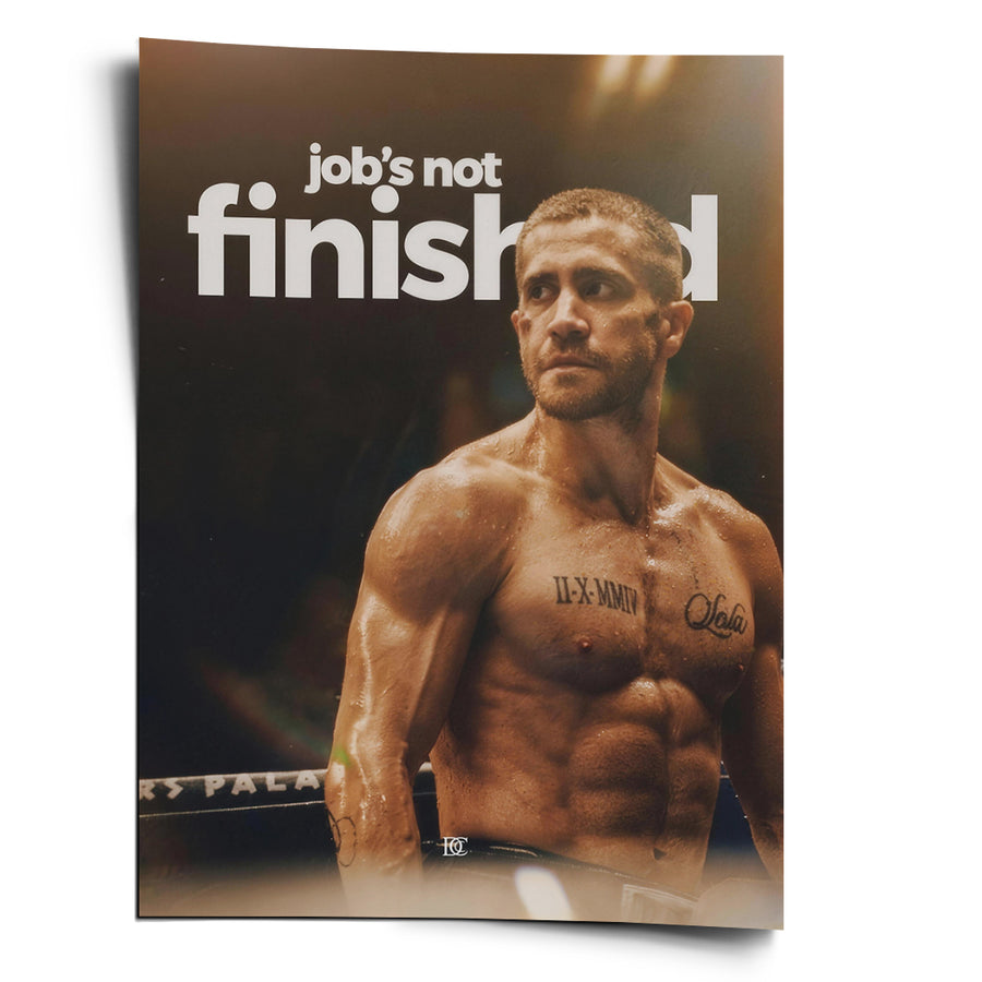 Job's Not Finished - Poster – Vorderseite