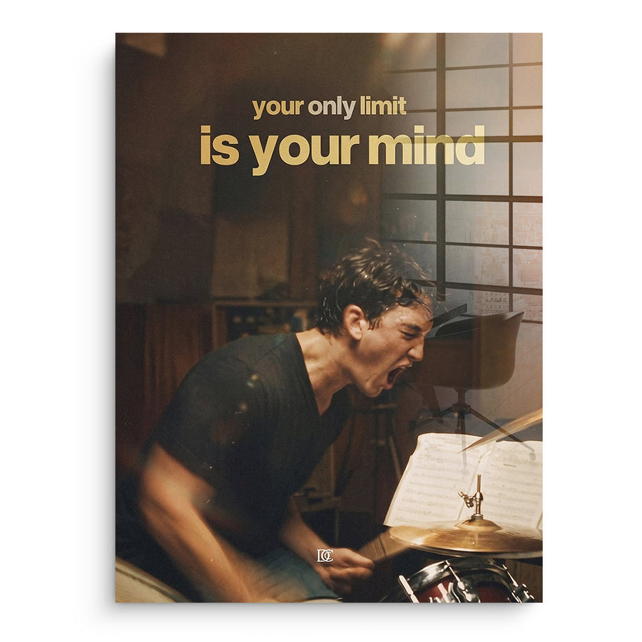 Your Only Limit Is Your Mind Vintage - Acrylic Glass – front