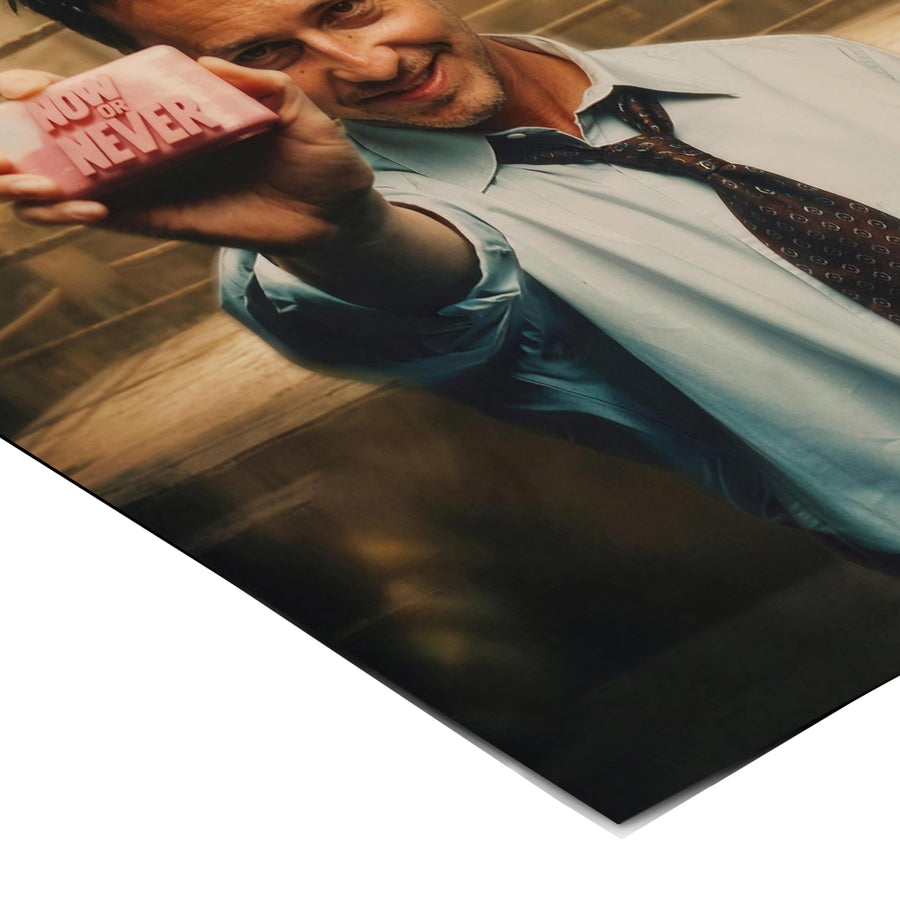 Eckdetail des Posters If Not Now Then When