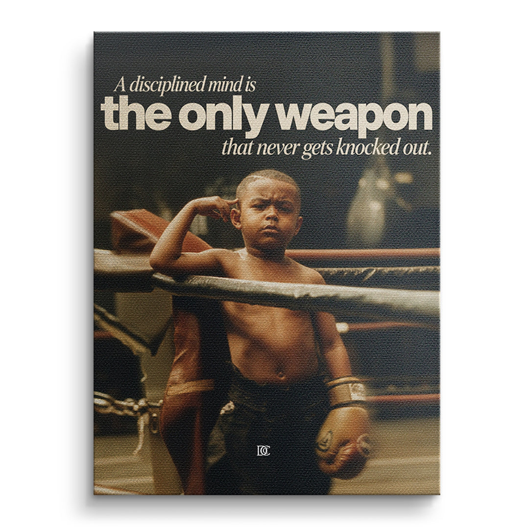 DOTCOMCANVAS Leinwandbild The Only Weapon ohne Rahmen