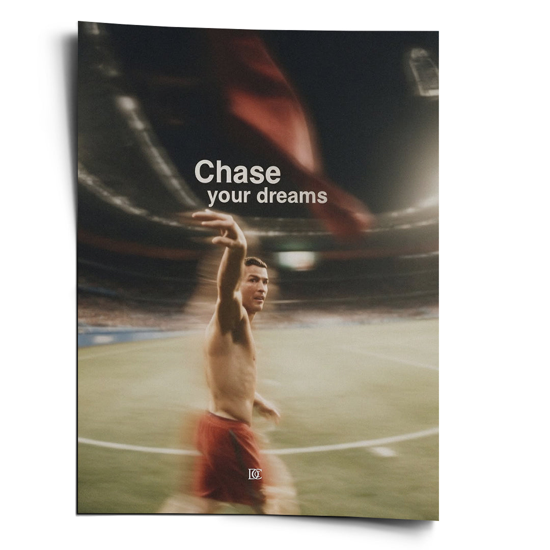 DOTCOMCANVAS Poster Chase Your Dreams