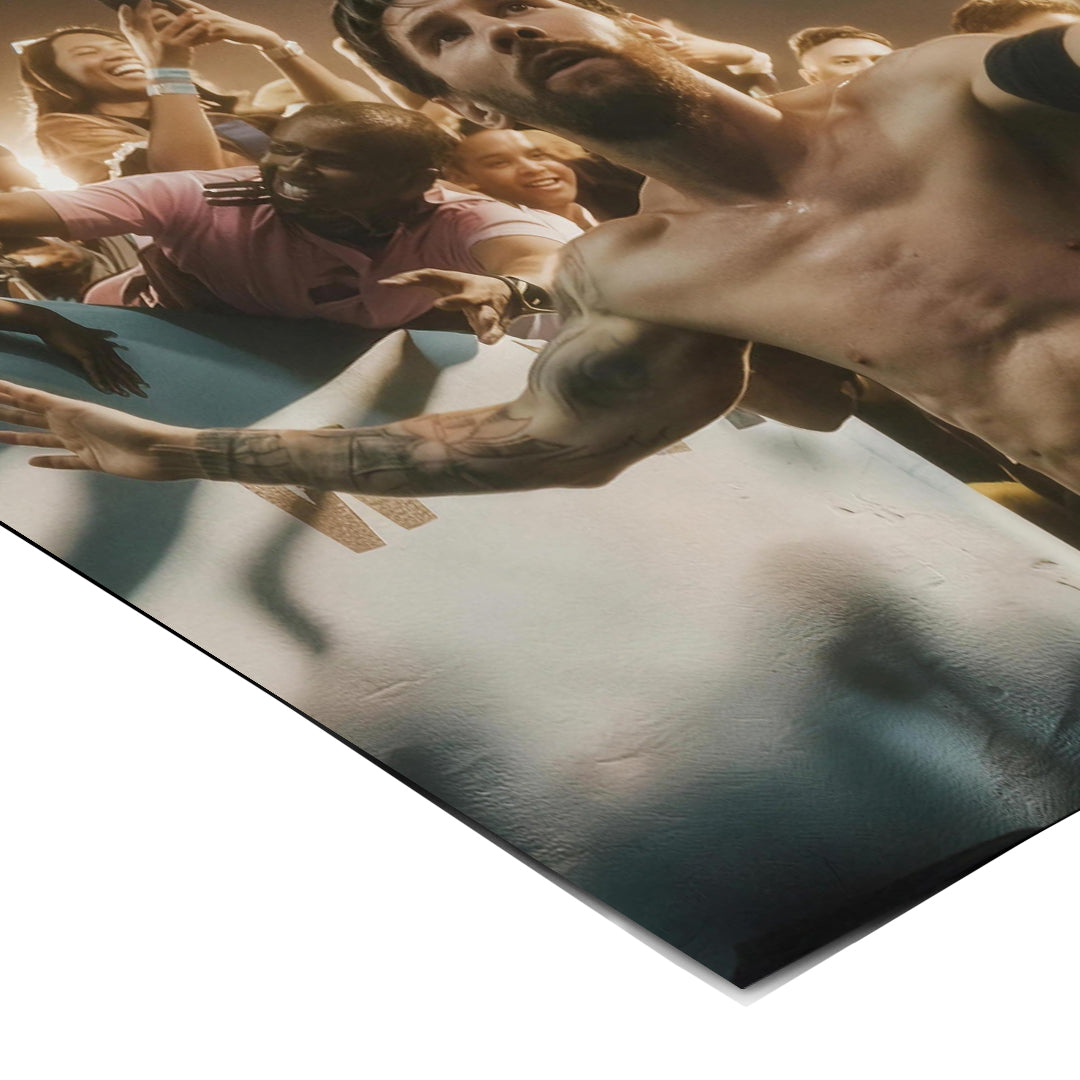 Eckdetail des Posters Born To Make History