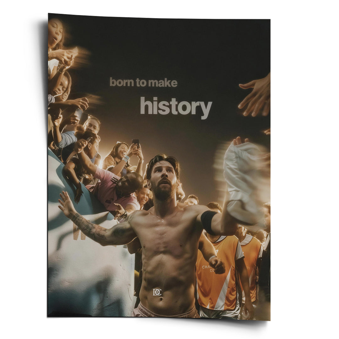 DOTCOMCANVAS Poster Born To Make History