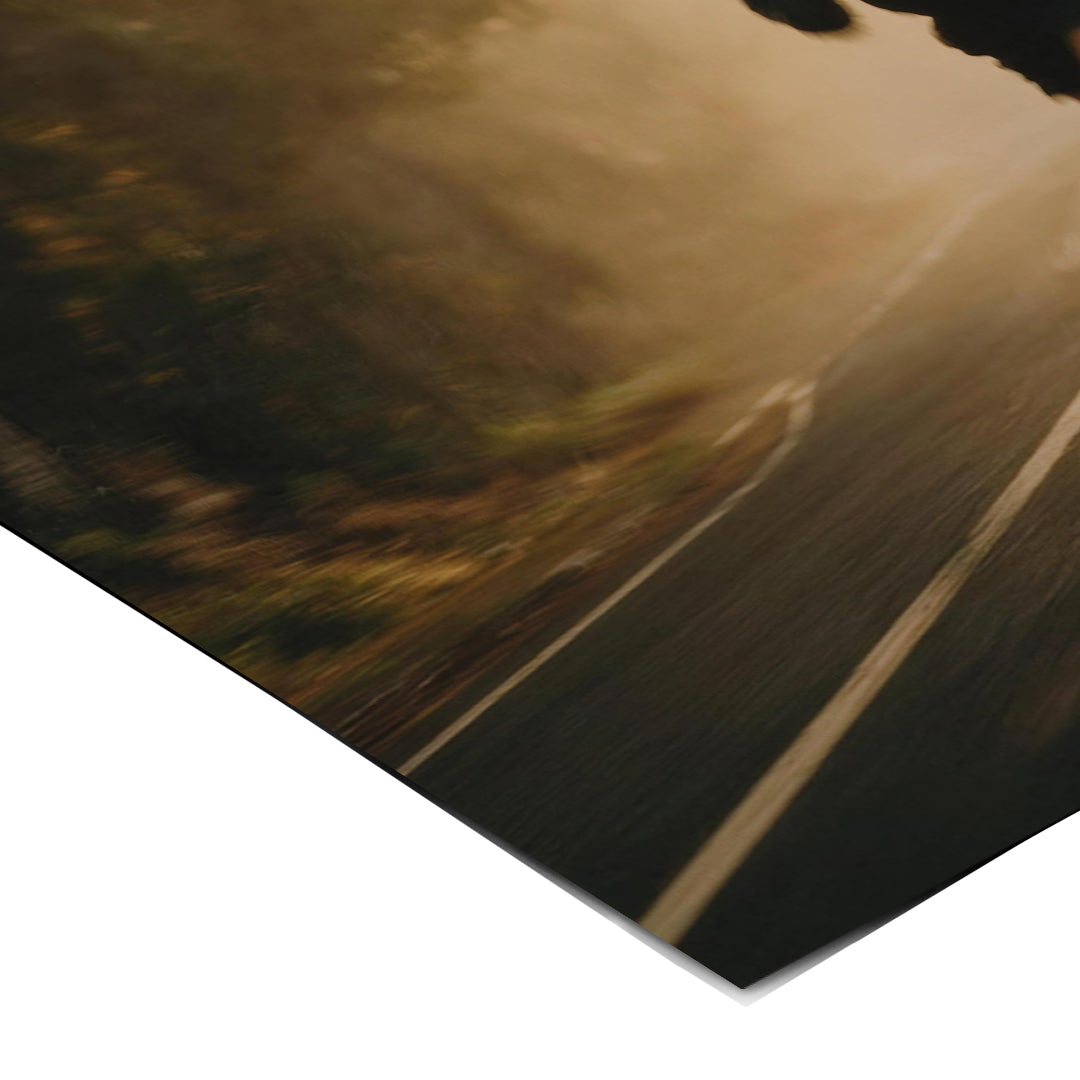 Eckdetail des Posters Time For The Comeback