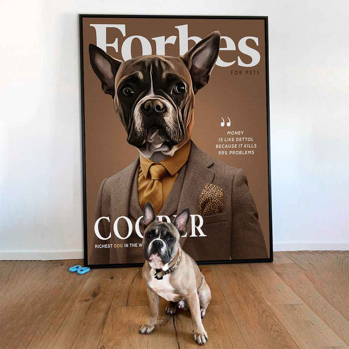 Magazyn biznesowy Portret zwierzaka Personalizowany