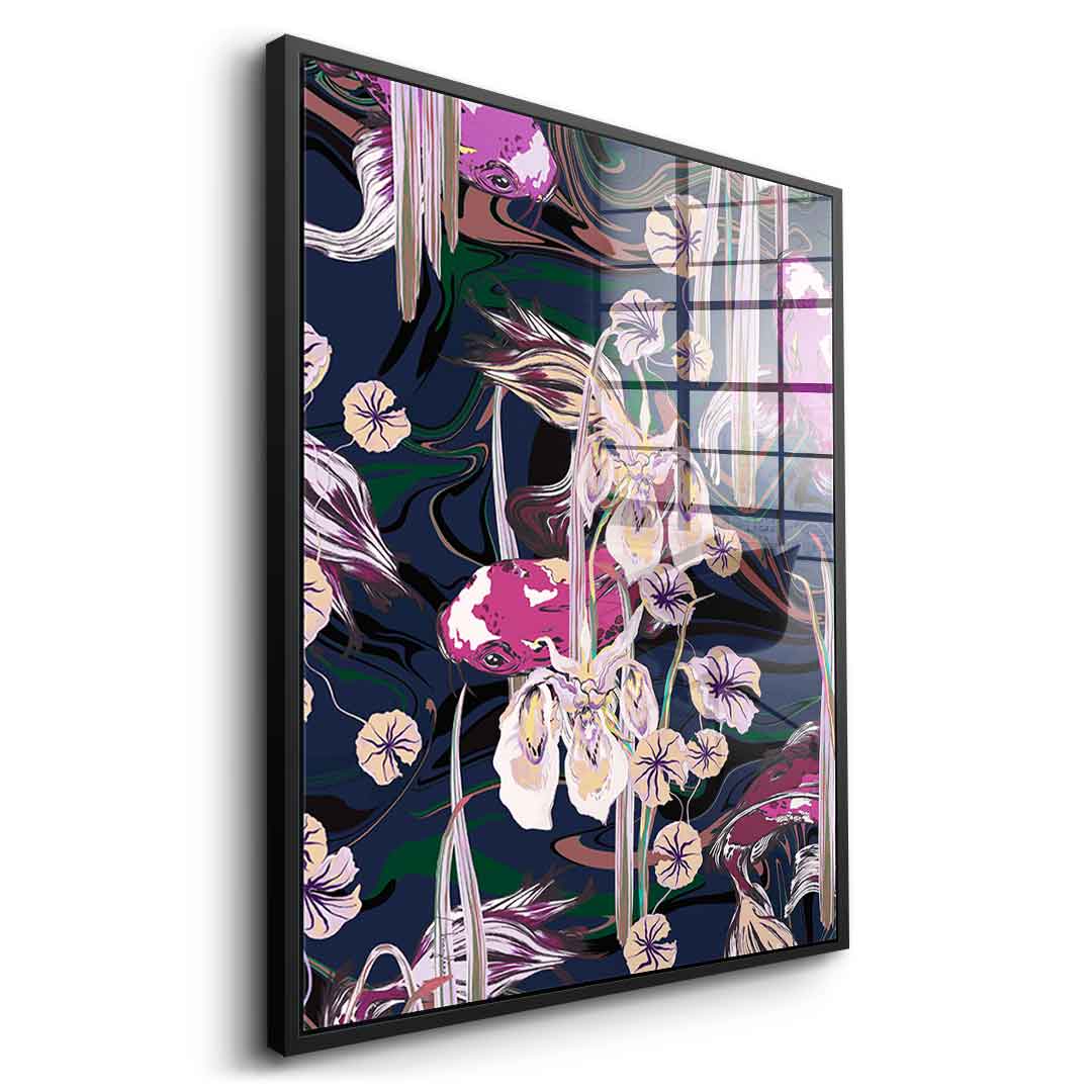 Koi Pond Purple - Akryl