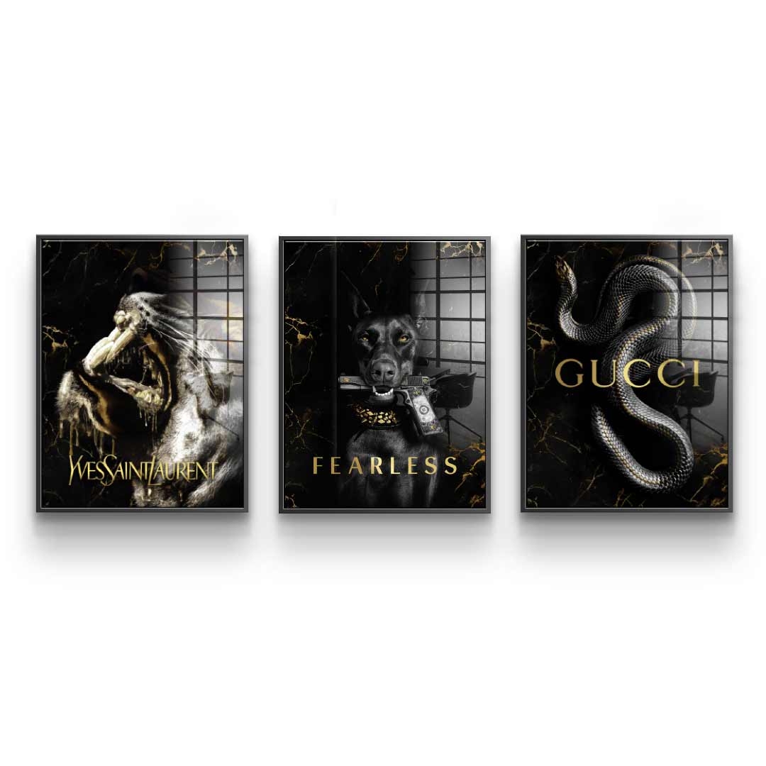 Luxury Gold Animals - Gold Leaf 3x