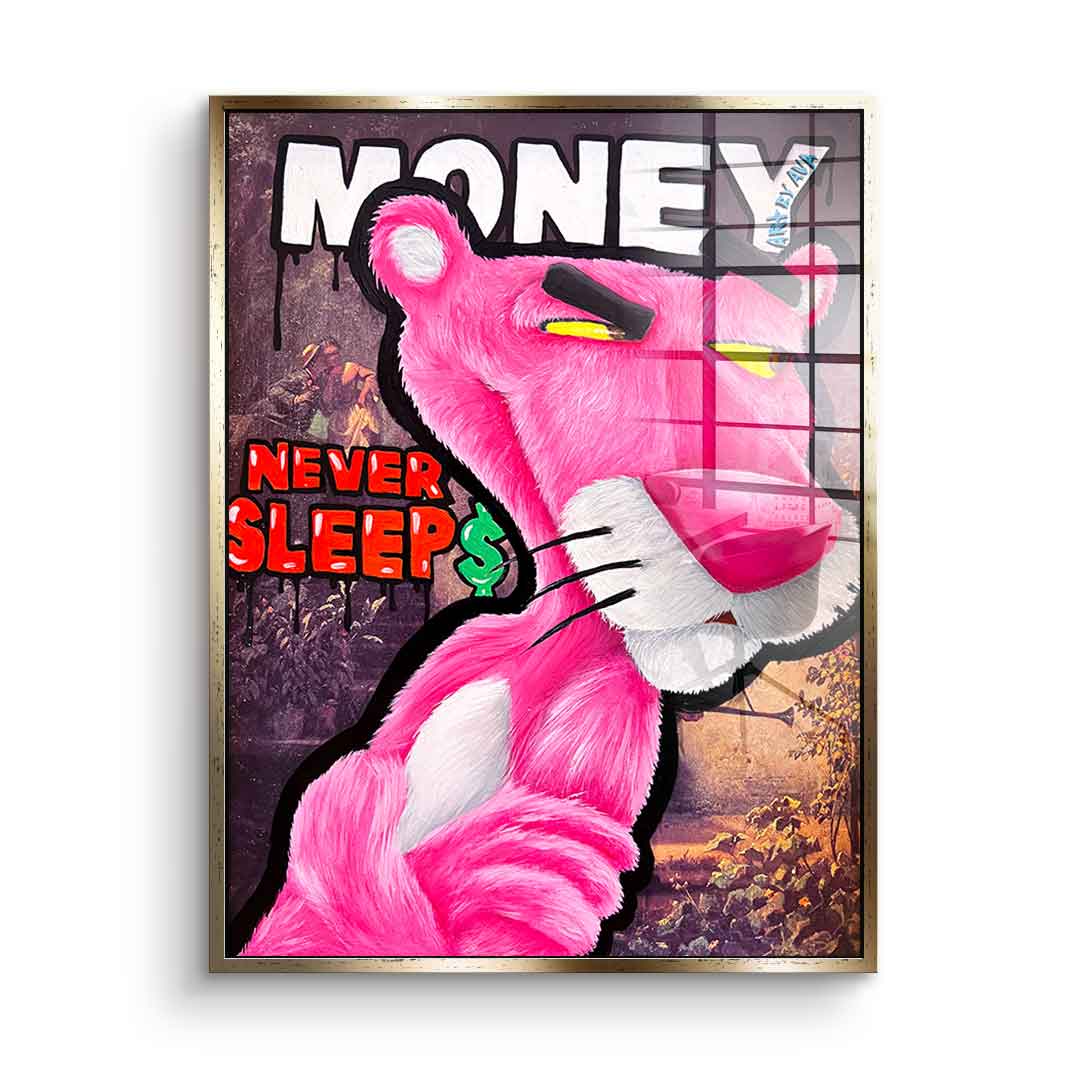 Money Panther - Acrylglas
