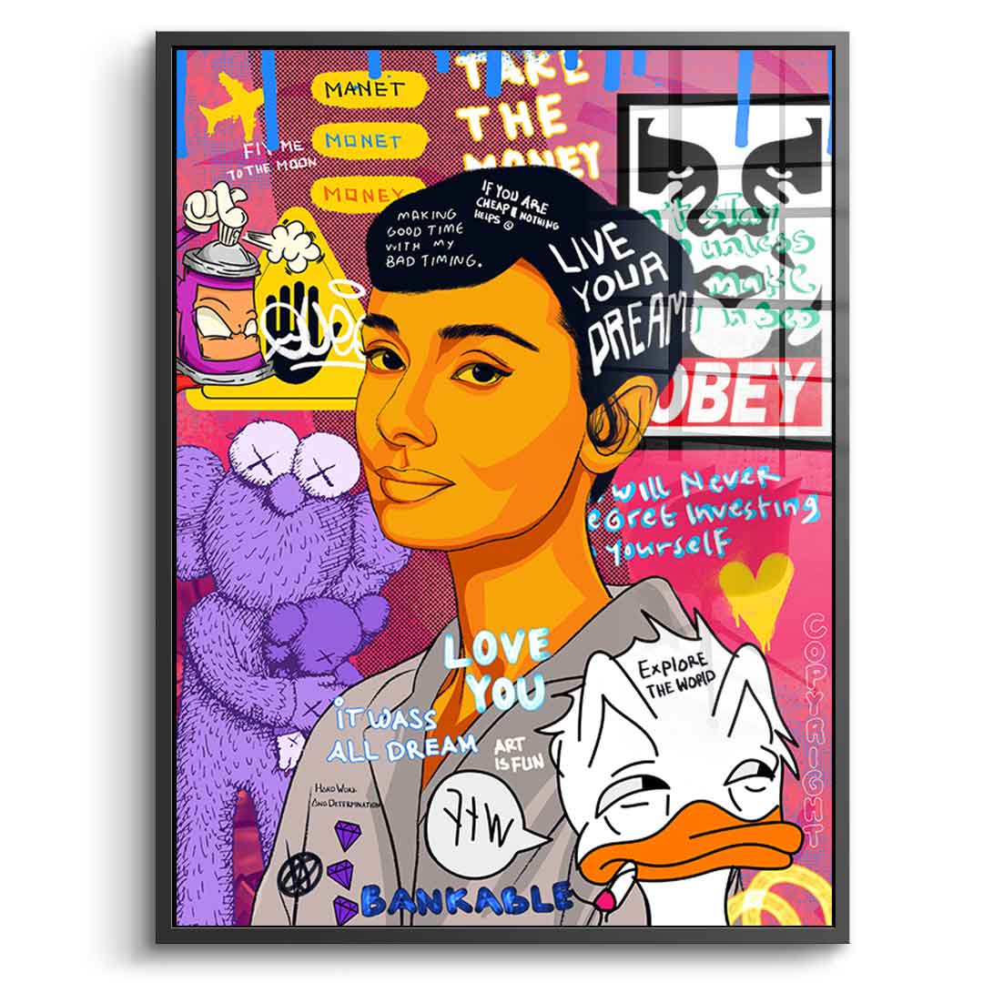 Audrey - Acrylic glass