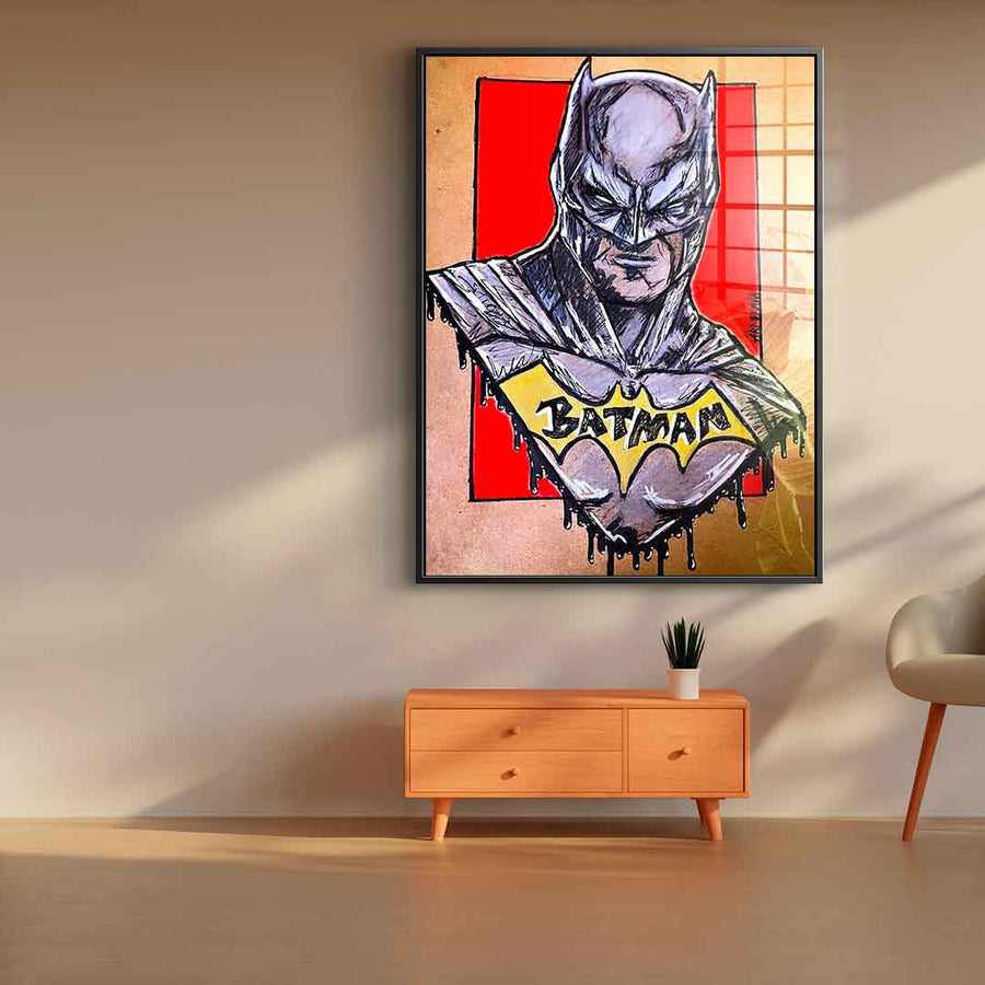 Nachtkämpfer Drawing - Acrylglas