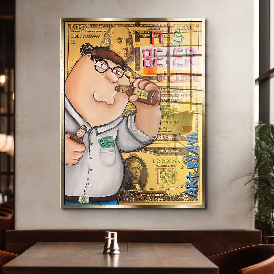 Beer o'clock - Acrylglas
